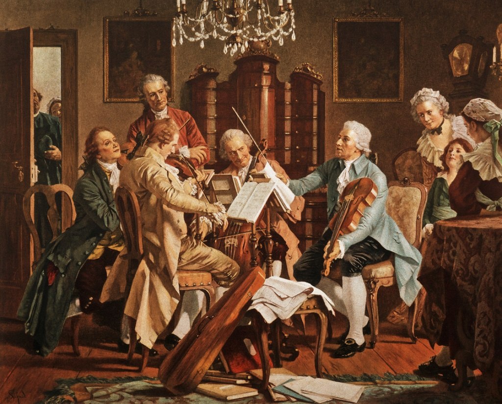 Haydn cuarteto Playing