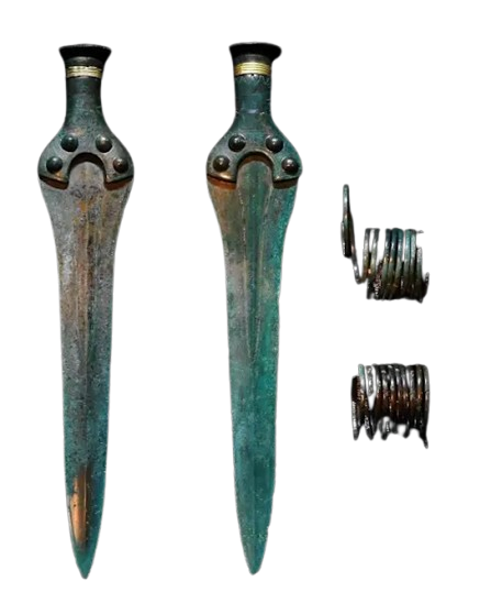 espadas pulseras Edad de los Metales