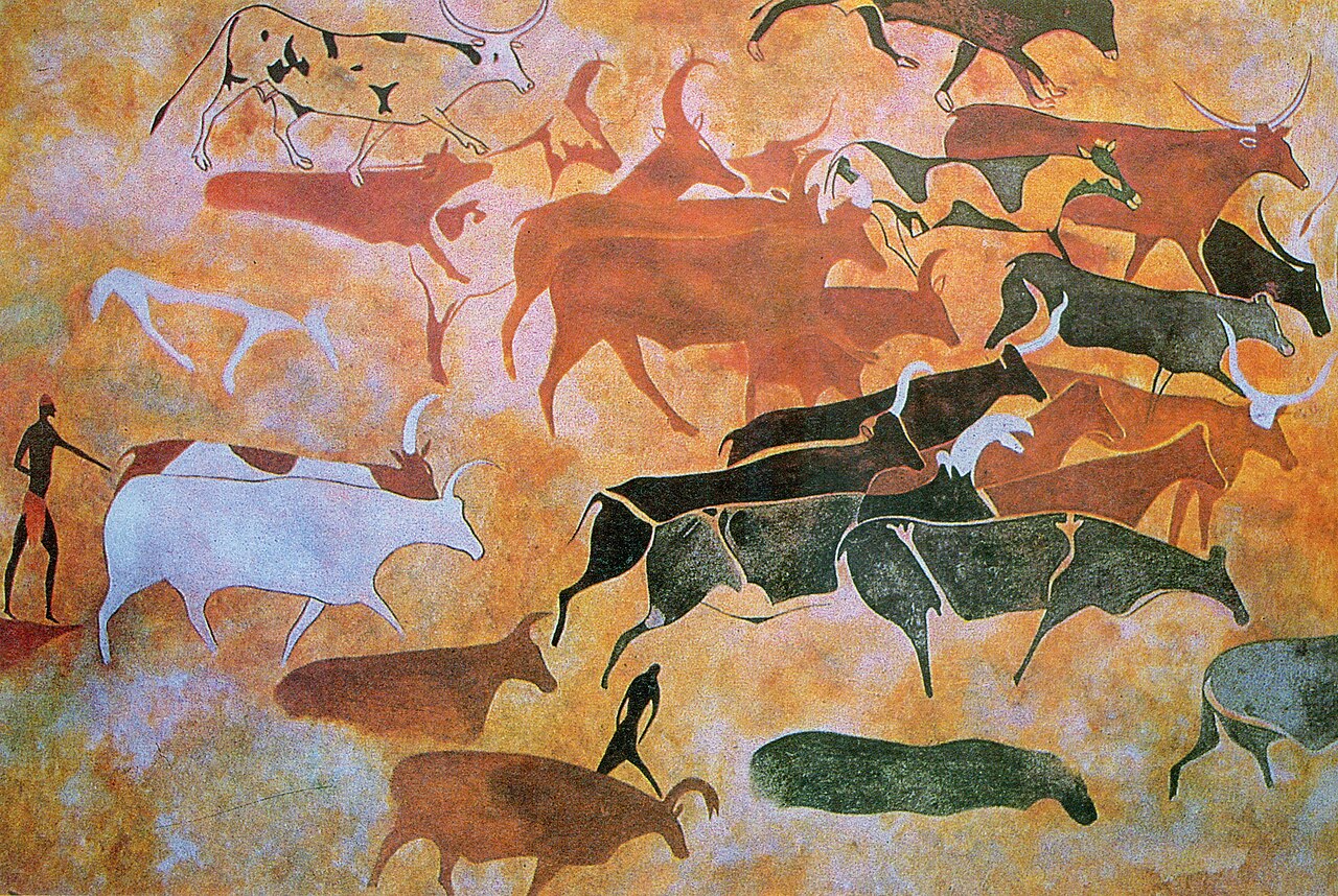 pintur rupestre Tassili_n'Ajjer_mountains