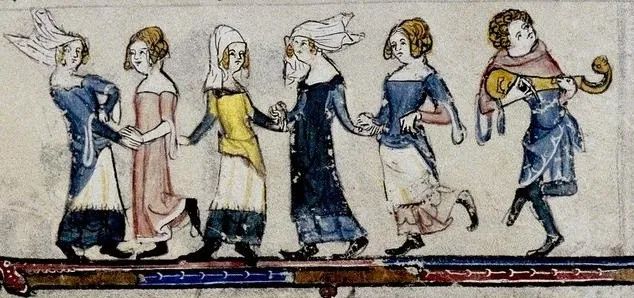 Stampie interpretación a medieval danza