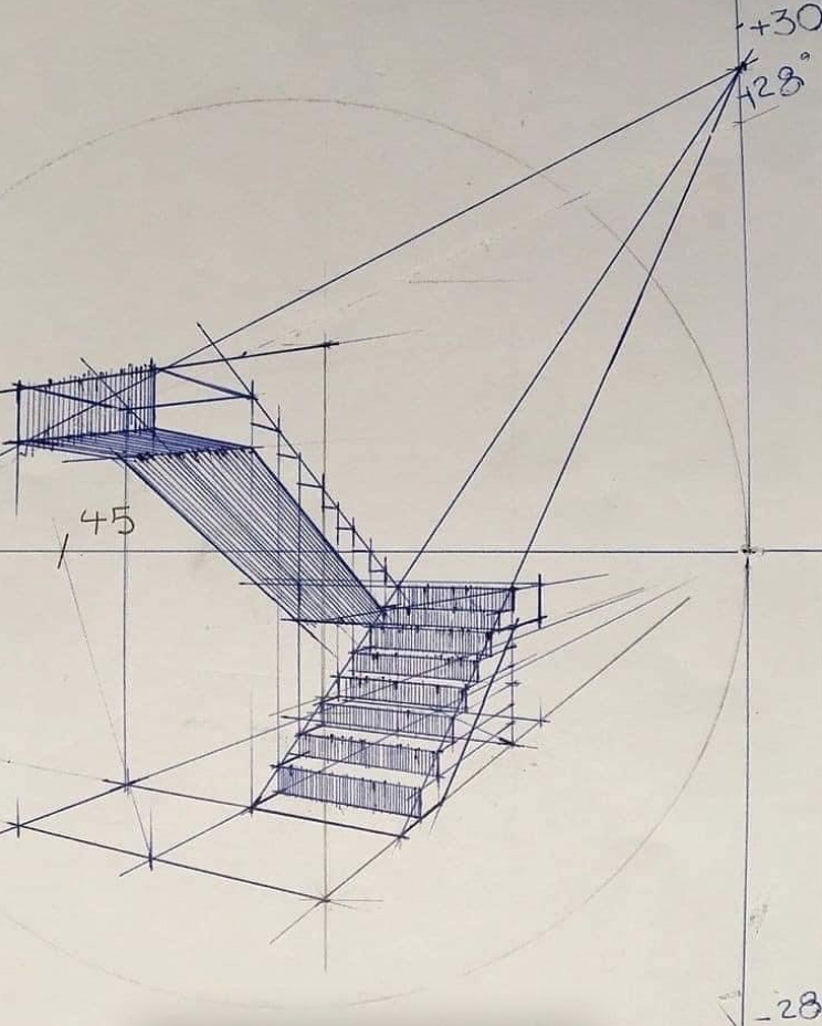Escalera tramo -escala dodecafónica